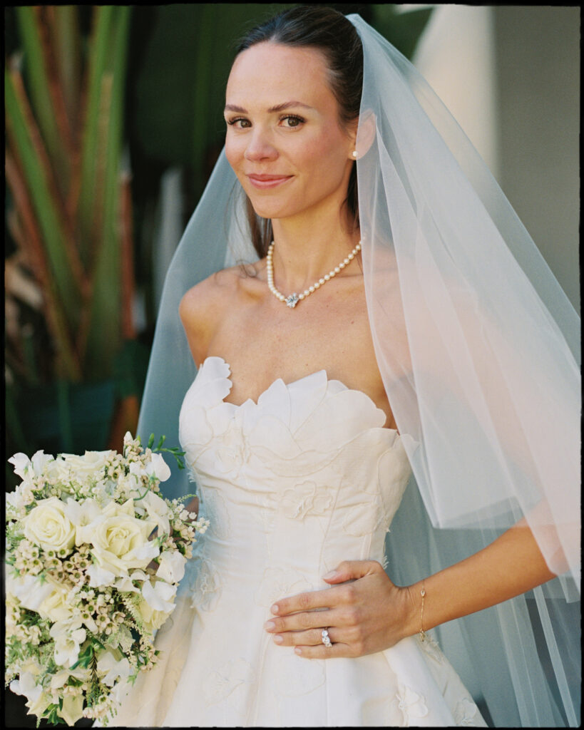 Bridal portrait at Crane Cottage