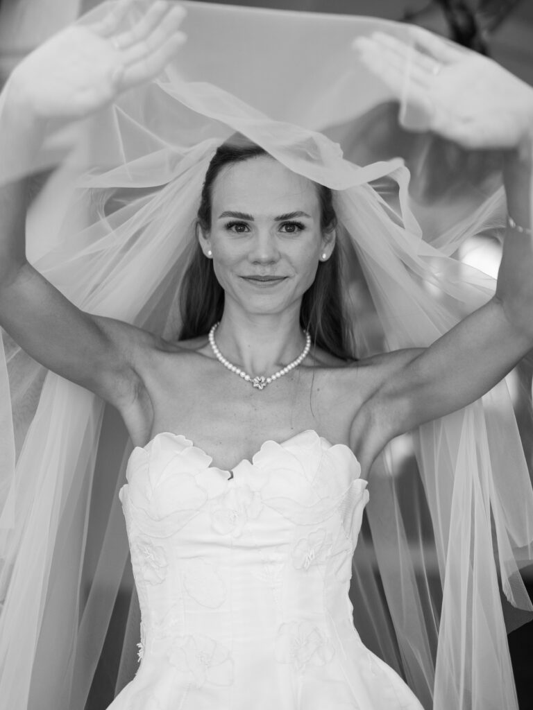 Bridal portrait at Crane Cottage