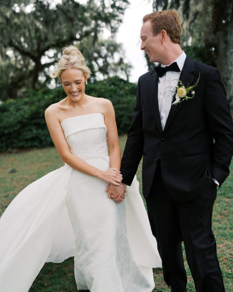 bride and groom wedding portrait